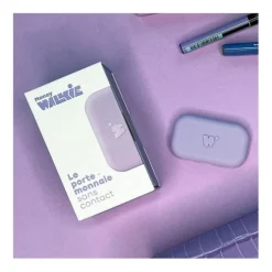 Porte monnaie sans contact MONEY WALKIE Mauve