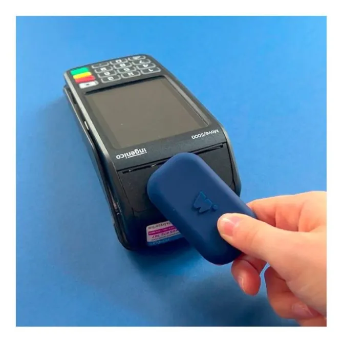Porte-monnaie sans contact MONNEY WALKIE Bleu