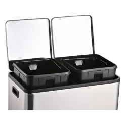 Poubelle VALBERG inox 2x30L