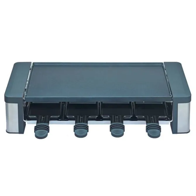 Raclette & grill/pierre COSYLIFE 8 personnes CL-R8PSSDCS
