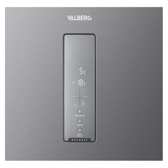 Réfrigérateur combiné VALBERG CNF 323 B X742C
