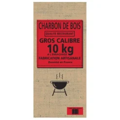 Sac de charbon 10 kg qualité restaurant
