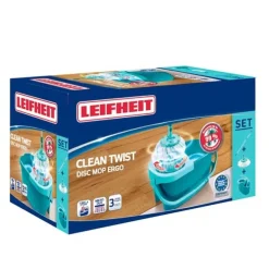 Set complet avec essorage LEIFHEIT clean twist mop ergo
