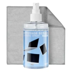 Spray Nettoyant Écran APM 200 ml + Chiffon Microfibre