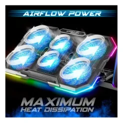 Support de refroidissement pour ordinateur SPIRIT OF GAMER Airblade 700 jusqu'à 17.6