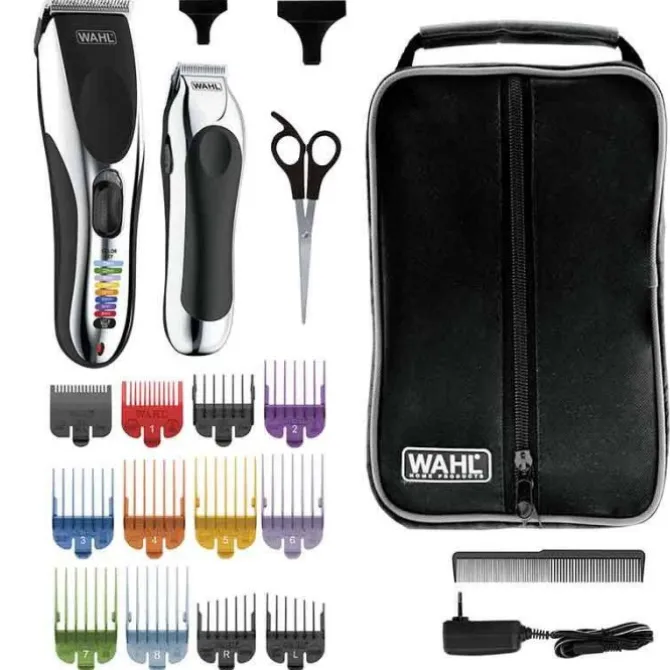 TONDEUSE CHEVEUX WAHL COLOR PRO CORDLESS COMBO RECHARGEABLE + MINI TONDEUSE
