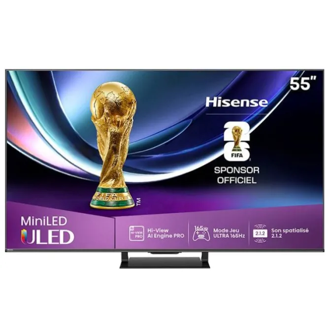 TV MINILED 55" HISENSE 55U7Q PRO 165Hz