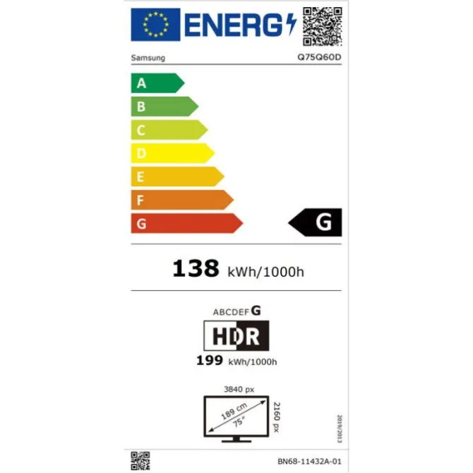 TV QLED 75" SAMSUNG Q75Q60D